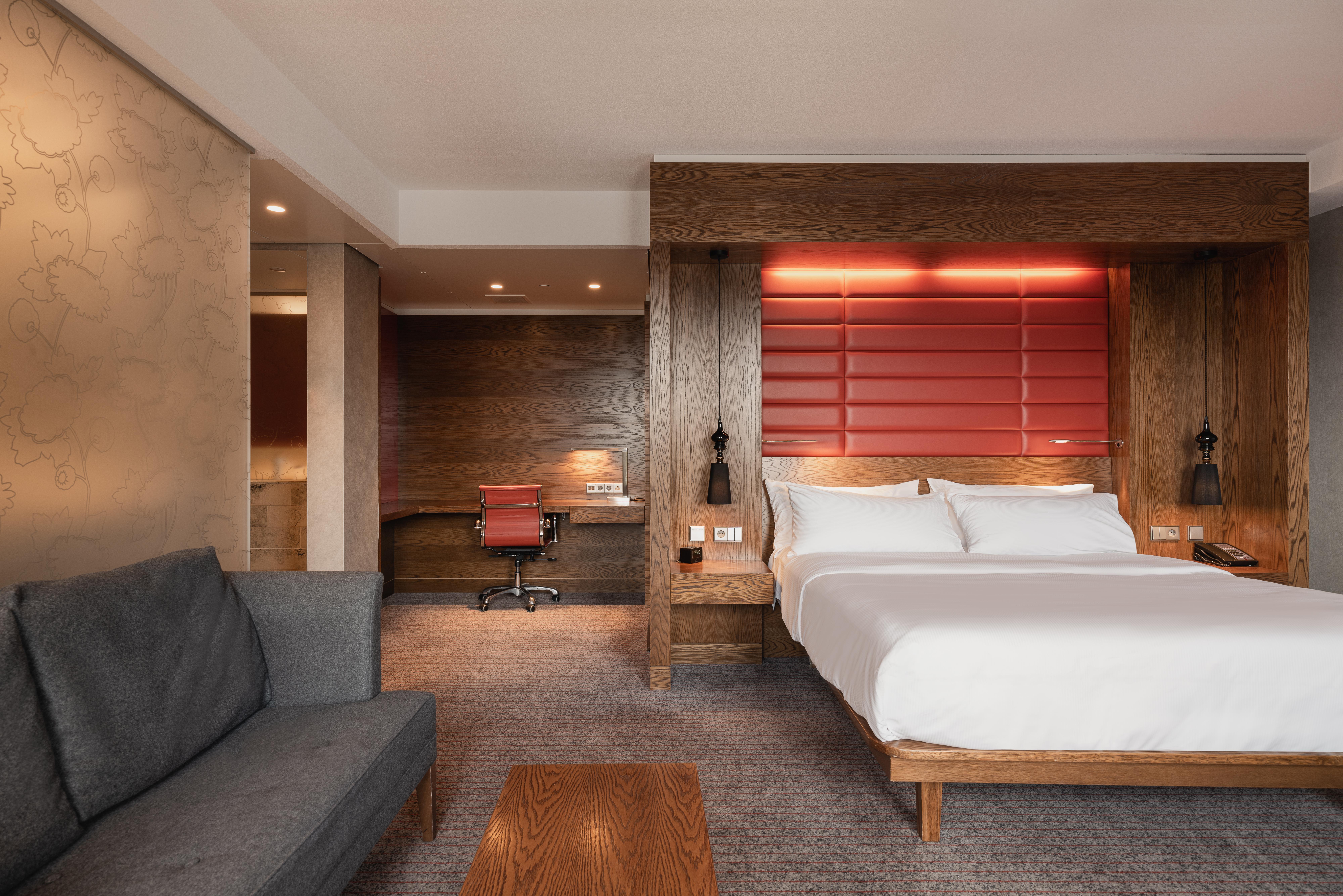 Hilton The Hague Haia Exterior foto A room at the hotel