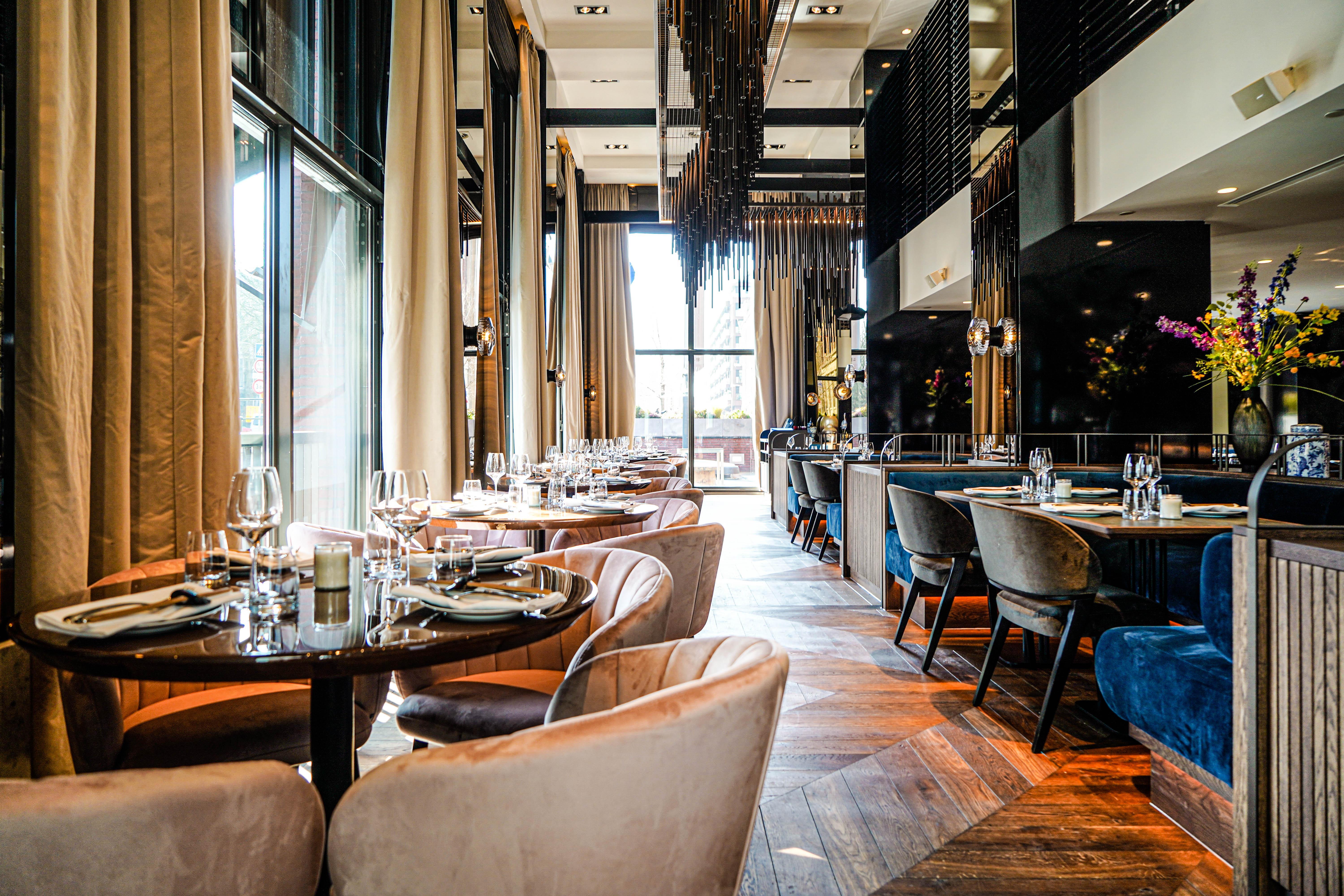 Hilton The Hague Haia Exterior foto Restaurant interior